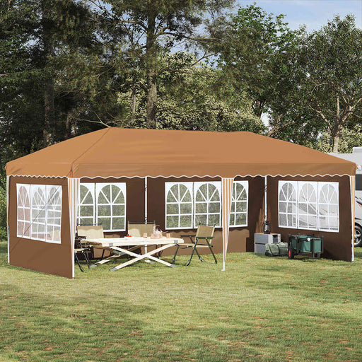Cort de Petrecere Pop-up 575 x 289 x 245 cm Bej - WALTI WALTI