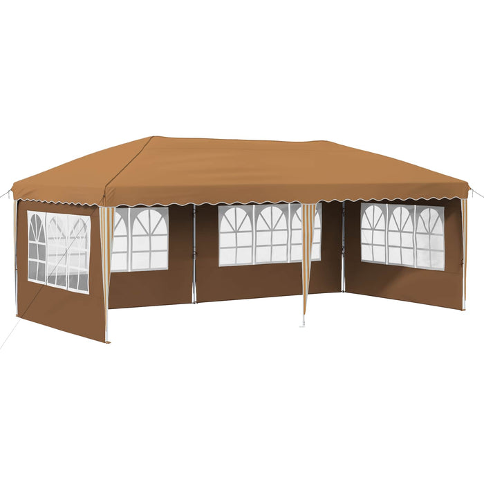 Cort de Petrecere Pop-up 575 x 289 x 245 cm Bej - WALTI WALTI