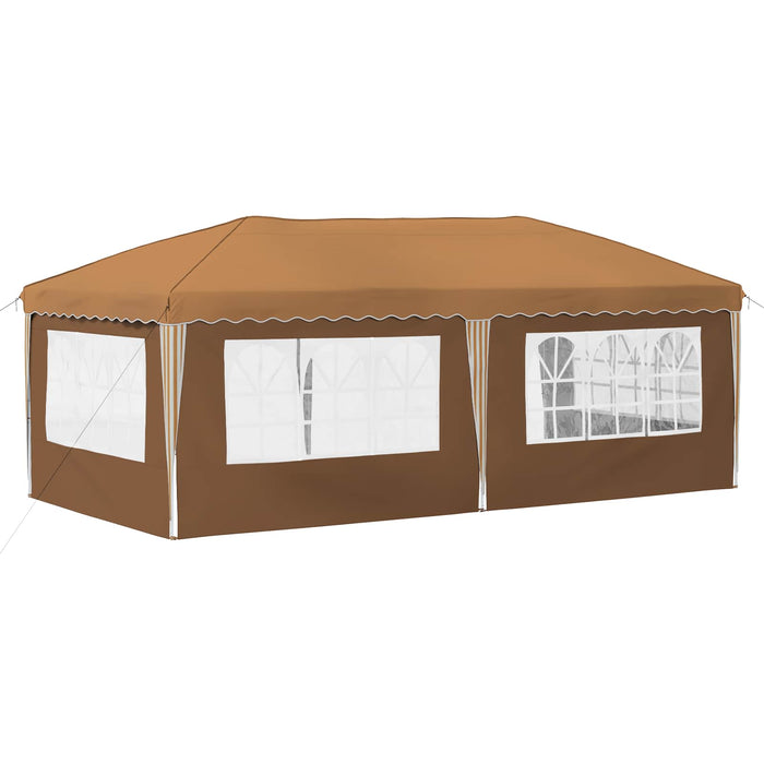 Cort de Petrecere Pop-up 575 x 289 x 245 cm Bej - WALTI WALTI
