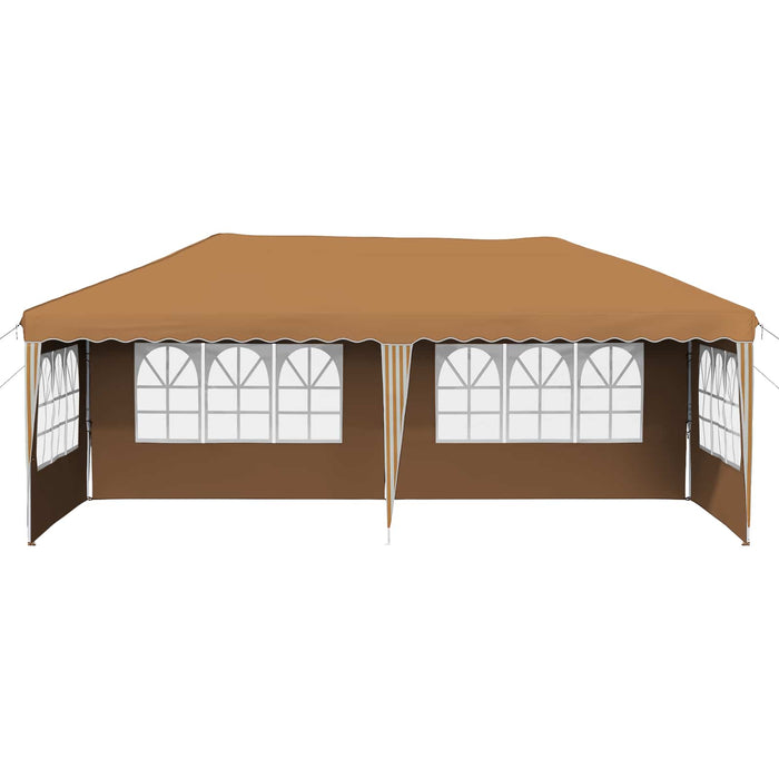 Cort de Petrecere Pop-up 575 x 289 x 245 cm Bej - WALTI WALTI