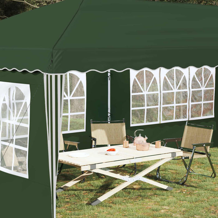 Cort de Petrecere Pop-up 575 x 289 x 245 cm Verde - WALTI WALTI