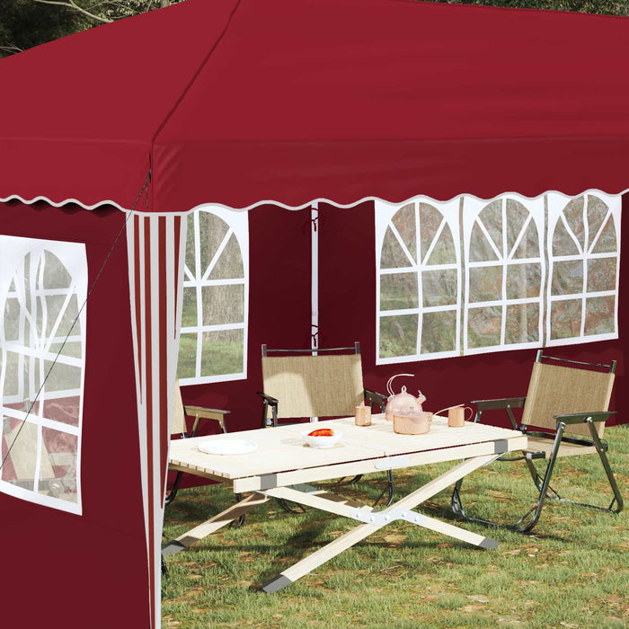 Cort de Petrecere Pop-up 575 x 289 x 245 cm Burgundy - WALTI WALTI