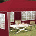 Cort de Petrecere Pop-up 575 x 289 x 245 cm Burgundy - WALTI WALTI