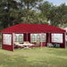Cort de Petrecere Pop-up 575 x 289 x 245 cm Burgundy - WALTI WALTI