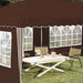 Cort de Petrecere Pop-up 575 x 289 x 245 cm Maro - WALTI WALTI