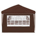 Cort de Petrecere Pop-up 575 x 289 x 245 cm Maro - WALTI WALTI