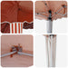 Cort de Petrecere Pop-up 575 x 289 x 245 cm Terracota - WALTI WALTI