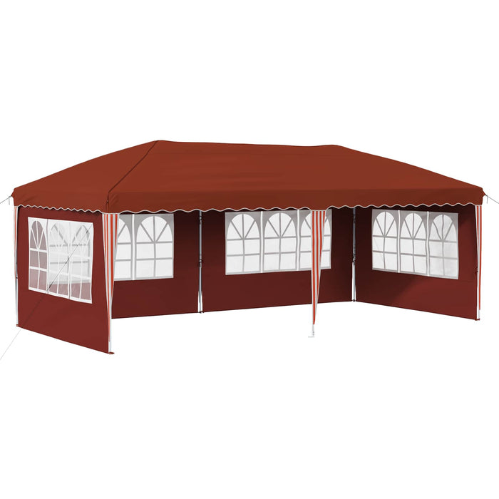 Cort de Petrecere Pop-up 575 x 289 x 245 cm Terracota - WALTI WALTI