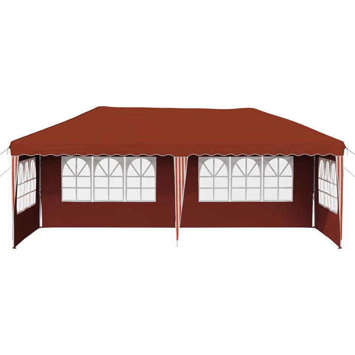 Cort de Petrecere Pop-up 575 x 289 x 245 cm Terracota - WALTI WALTI