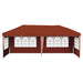 Cort de Petrecere Pop-up 575 x 289 x 245 cm Terracota - WALTI WALTI