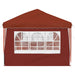 Cort de Petrecere Pop-up 575 x 289 x 245 cm Terracota - WALTI WALTI