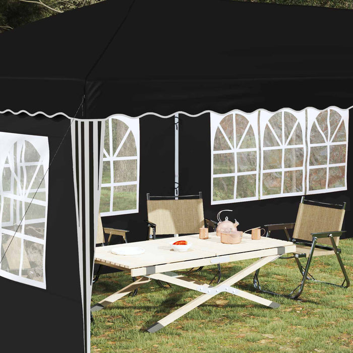Cort de Petrecere Pop-up 575 x 289 x 245 cm Negru - WALTI WALTI