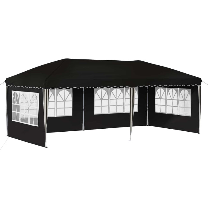 Cort de Petrecere Pop-up 575 x 289 x 245 cm Negru - WALTI WALTI