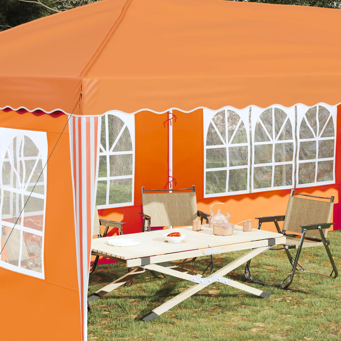 Cort de Petrecere Pop-up 575 x 289 x 245 cm Portocaliu - WALTI WALTI
