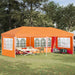Cort de Petrecere Pop-up 575 x 289 x 245 cm Portocaliu - WALTI WALTI