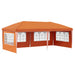 Cort de Petrecere Pop-up 575 x 289 x 245 cm Portocaliu - WALTI WALTI
