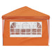 Cort de Petrecere Pop-up 575 x 289 x 245 cm Portocaliu - WALTI WALTI