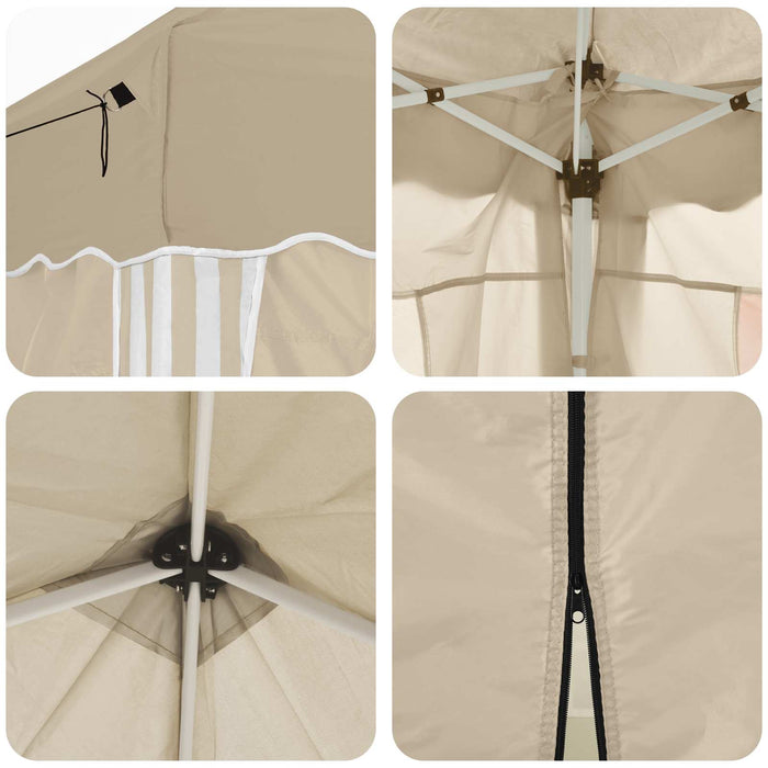 Cort de Petrecere Pop-up 575 x 288 x 245 cm Crem - WALTI WALTI