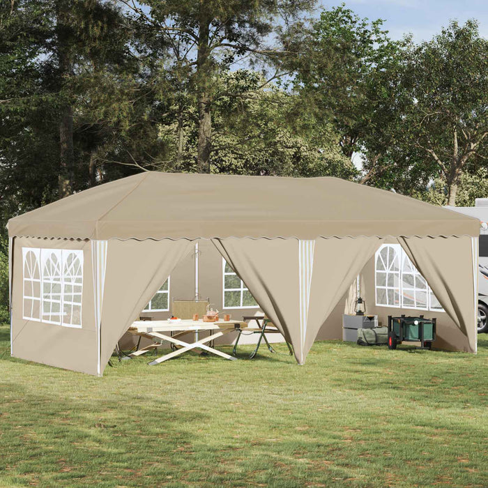 Cort de Petrecere Pop-up 575 x 288 x 245 cm Crem - WALTI WALTI
