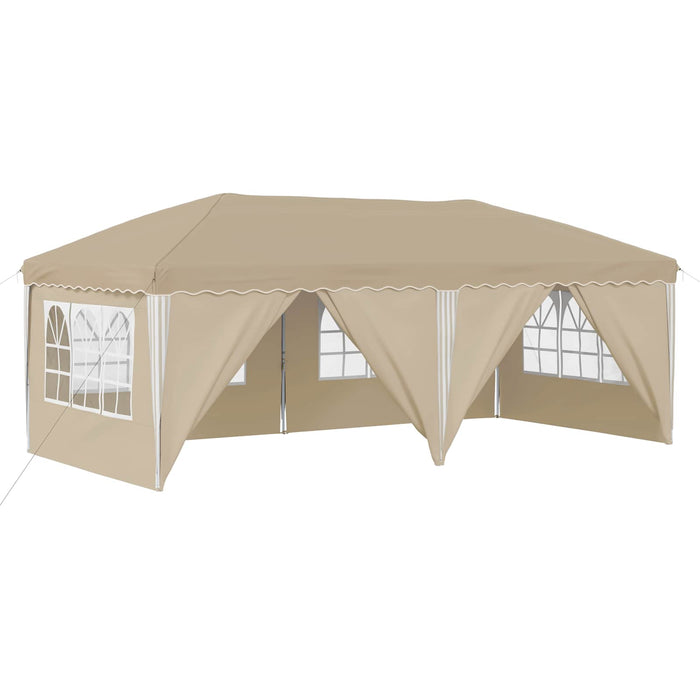 Cort de Petrecere Pop-up 575 x 288 x 245 cm Crem - WALTI WALTI