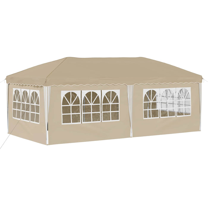 Cort de Petrecere Pop-up 575 x 288 x 245 cm Crem - WALTI WALTI