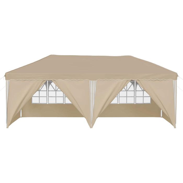 Cort de Petrecere Pop-up 575 x 288 x 245 cm Crem - WALTI WALTI