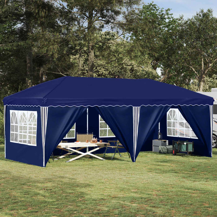 Cort de Petrecere Pop-up 575 x 288 x 245 cm albastru - WALTI WALTI