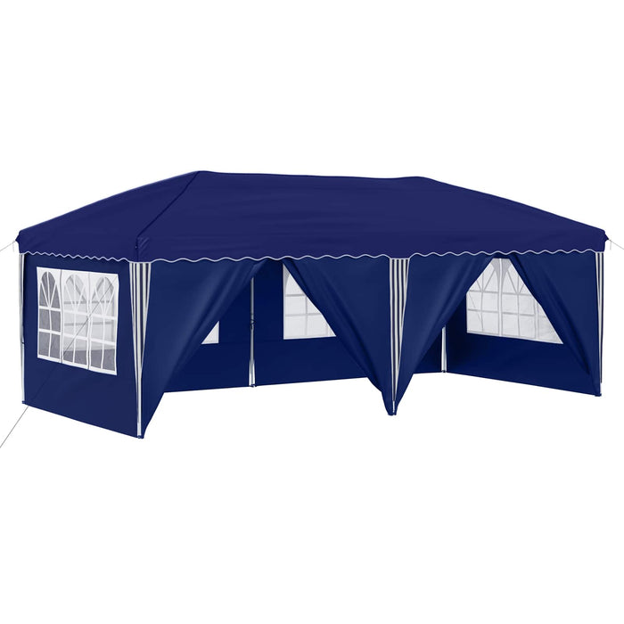 Cort de Petrecere Pop-up 575 x 288 x 245 cm albastru - WALTI WALTI