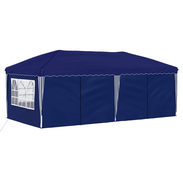 Cort de Petrecere Pop-up 575 x 288 x 245 cm albastru - WALTI WALTI