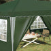 Cort de Petrecere Pop-up 575 x 288 x 245 cm Verde - WALTI WALTI