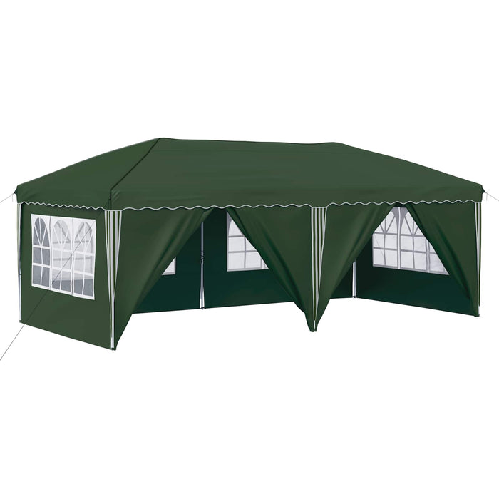 Cort de Petrecere Pop-up 575 x 288 x 245 cm Verde - WALTI WALTI