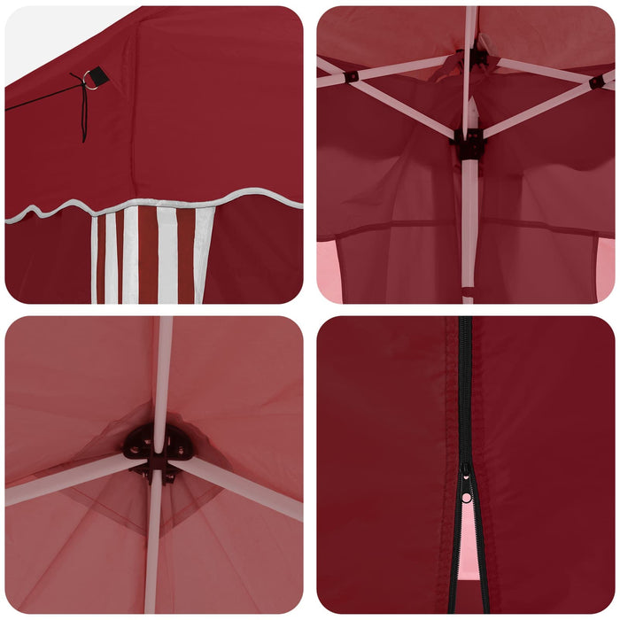 Cort de Petrecere Pop-up 575 x 288 x 245 cm Burgundy - WALTI WALTI