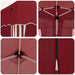 Cort de Petrecere Pop-up 575 x 288 x 245 cm Burgundy - WALTI WALTI