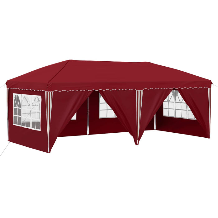 Cort de Petrecere Pop-up 575 x 288 x 245 cm Burgundy - WALTI WALTI
