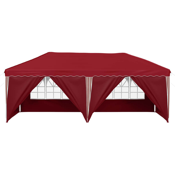Cort de Petrecere Pop-up 575 x 288 x 245 cm Burgundy - WALTI WALTI