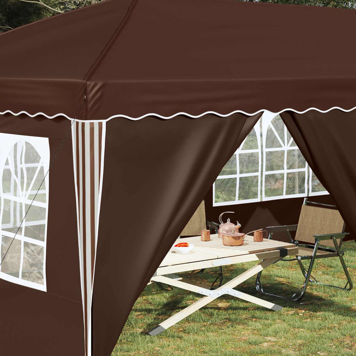 Cort de Petrecere Pop-up 575 x 288 x 245 cm Maro - WALTI WALTI