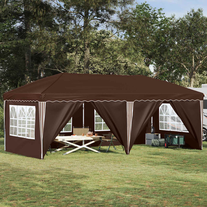 Cort de Petrecere Pop-up 575 x 288 x 245 cm Maro - WALTI WALTI