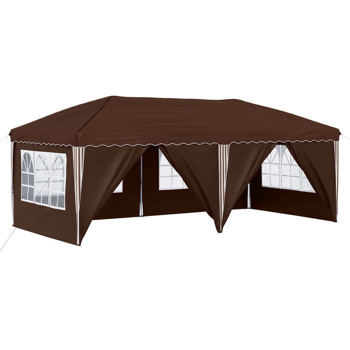 Cort de Petrecere Pop-up 575 x 288 x 245 cm Maro - WALTI WALTI
