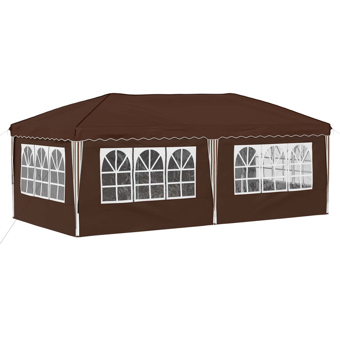 Cort de Petrecere Pop-up 575 x 288 x 245 cm Maro - WALTI WALTI