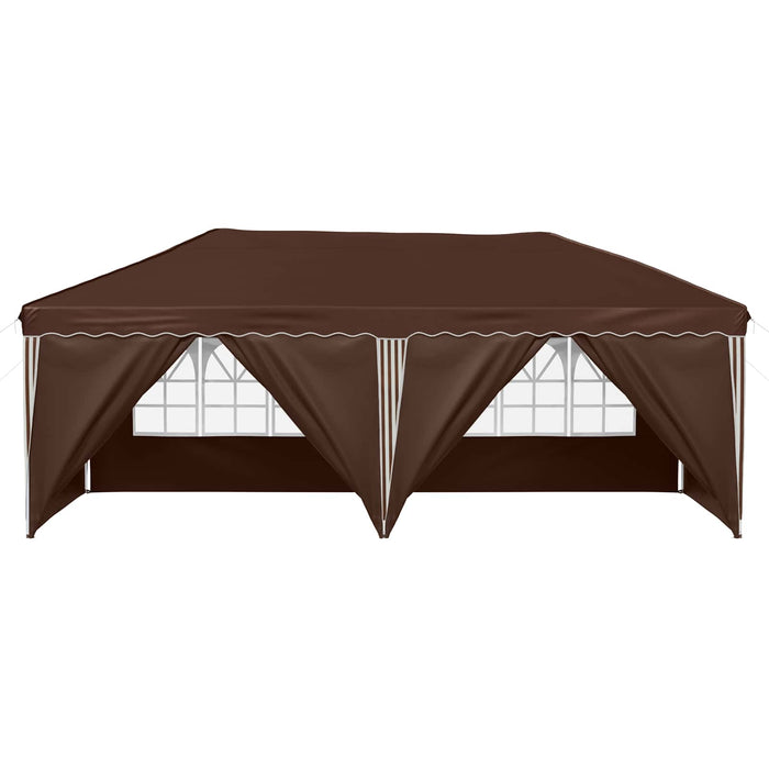 Cort de Petrecere Pop-up 575 x 288 x 245 cm Maro - WALTI WALTI