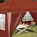 Cort de Petrecere Pop-up 575 x 288 x 245 cm Terracota - WALTI WALTI
