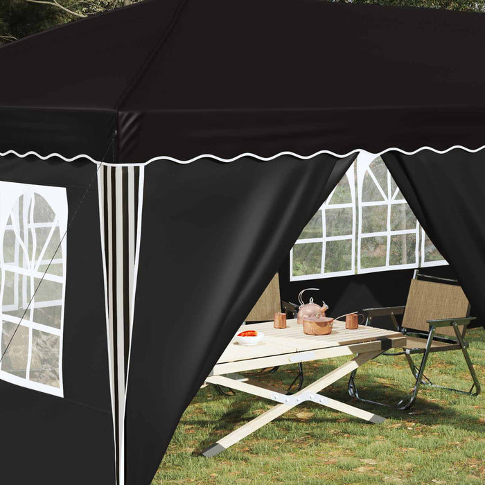 Cort de Petrecere Pop-up 575 x 288 x 245 cm Negru - WALTI WALTI