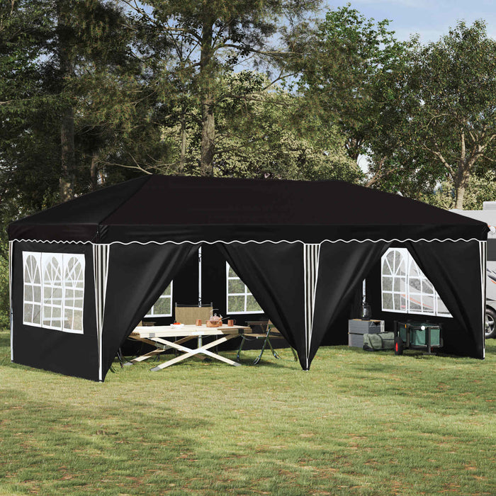 Cort de Petrecere Pop-up 575 x 288 x 245 cm Negru - WALTI WALTI