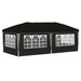 Cort de Petrecere Pop-up 575 x 288 x 245 cm Negru - WALTI WALTI