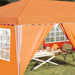 Cort de Petrecere Pop-up 575 x 288 x 245 cm Portocaliu - WALTI WALTI
