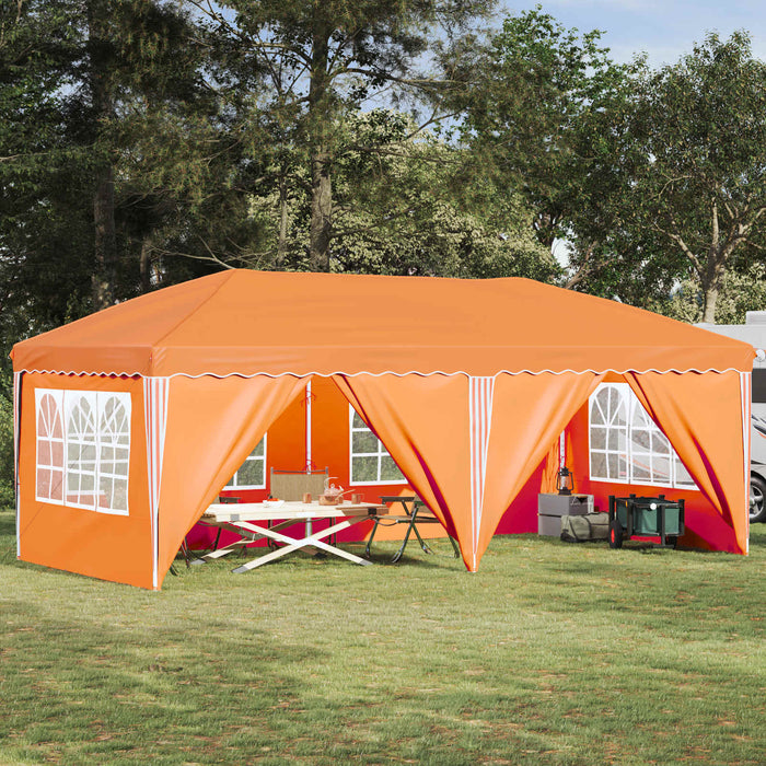 Cort de Petrecere Pop-up 575 x 288 x 245 cm Portocaliu - WALTI WALTI