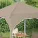 Cort de Petrecere Pop-up 194 x 194 x 245 cm Crem - WALTI WALTI