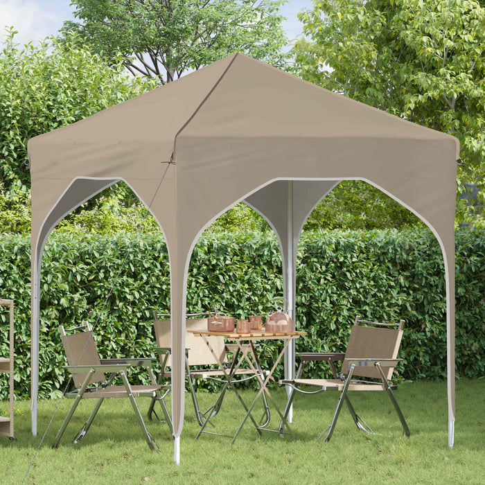 Cort de Petrecere Pop-up 194 x 194 x 245 cm Crem - WALTI WALTI