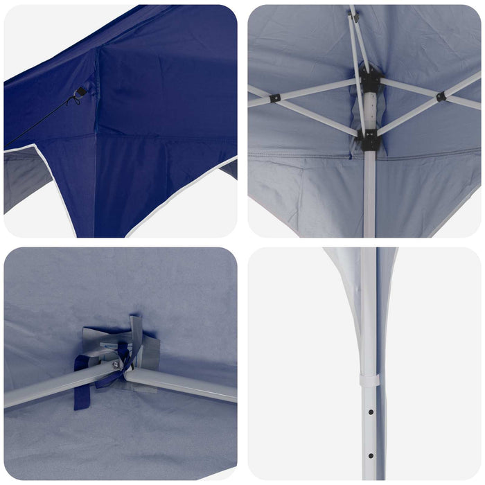 Cort de Petrecere Pop-up 194 x 194 x 245 cm albastru - WALTI WALTI