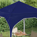 Cort de Petrecere Pop-up 194 x 194 x 245 cm albastru - WALTI WALTI